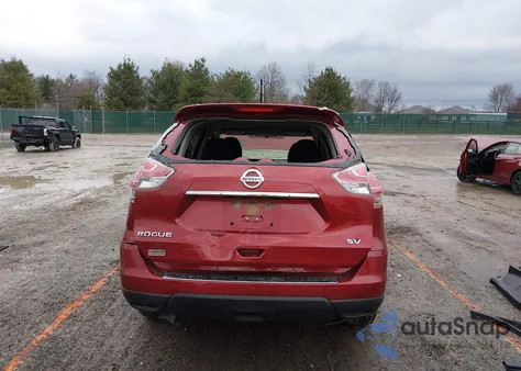 2016 Nissan Rogue Sv из США, поврежденный, VIN JN8AT2MT0GW024077